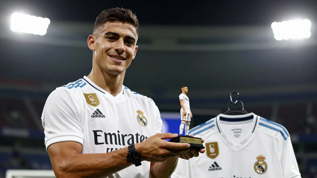 Marc Cucurella fue presentado como nuevo jugador del Real Madrid el lunes, tras firmar un contrato hasta 2032